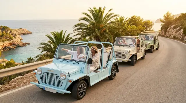Self-drive electric Kate rental in Ibiza